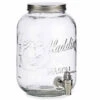 Glazen Drankdispenser/limonadetap Met Zilver Kleur Dop/tap 3.8 Liter - Drankdispensers -Keukendrank Winkel 3808112 c34a558c