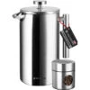 Rochester French Press - Cafetiere Met Bonenpotje - Koffiemaker - 1 Liter - Vaatwasserbestendig – Dubbelwandig - RVS 2 Rochester French Press - Cafetiere Met Bonenpotje - Koffiemaker - 1 Liter - Vaatwasserbestendig – Dubbelwandig - RVS -Keukendrank Winkel 3813902 1481d48c
