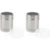 2-delige Set Quttin Cacao / Poeder Strooiers Met Deksel RVS Zilver Duo Set -Keukendrank Winkel 3827987 65622de6