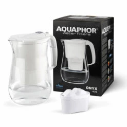 Aquaphor Waterfilterkan 4.2 Liter Onyx Wit Met Wisselpatroon Maxfor+
