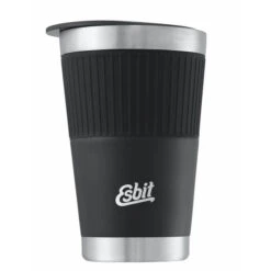 Esbit Sculptor Thermosbeker - 550ml - Mat Zwart - Drinkdeksel - RVS