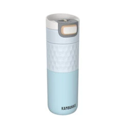 Thermosbeker/Koffiebeker - 500 Ml - Lekvrij - 9 Uur Warm - Kambukka Thermosfles - Etna Grip Breezy Blue