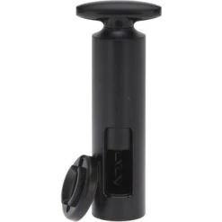 Excellent Houseware Zwarte Wijnflesopener/kurkentrekker - Incl. Folie Snijder - Kunststof - Kurkentrekkers