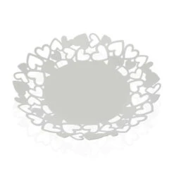 Fruitschaal Versa Kamira Wit Metaal Staal (29 X 4,5 X 29 Cm)