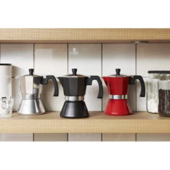 Leopold Vienna - Espressomaker Tivoli 6-kops- Rood -Keukendrank Winkel 3936022 fd6472e7