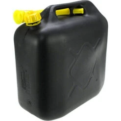 Merkloos Jerrycan 10 Liter Zwart - Jerrycan Zwart Voor Brandstof - 10 Liter - Inclusief Schenktuit - O.a. Benzine / Diesel - -Keukendrank Winkel 3939995 450e3882