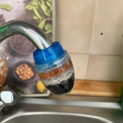 Homezie Houtskool Waterzuiveringsfilter - Voor Een Kraanpunt Van 16 Tot 19 Mm - 4-niveau's - Waterfilter -Keukendrank Winkel 3945258 4e10a4fc