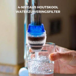 Homezie Houtskool Waterzuiveringsfilter - Voor Een Kraanpunt Van 16 Tot 19 Mm - 4-niveau's - Waterfilter -Keukendrank Winkel 3945258 a3ee60f9