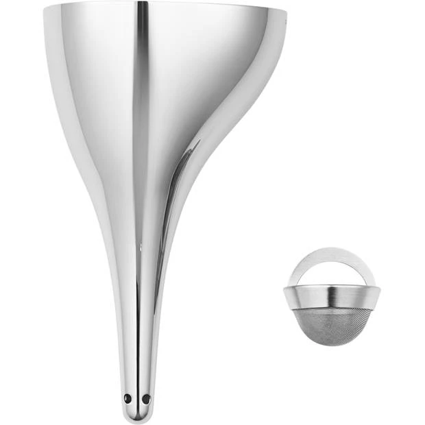 Georg Jensen Decanteertrechter Met Filter Sky RVS 3 Georg Jensen Decanteertrechter Met Filter Sky RVS