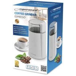 Esperanza Esperesso Elektrische Koffiemolen - Wit -Keukendrank Winkel 3947030 5dc70016