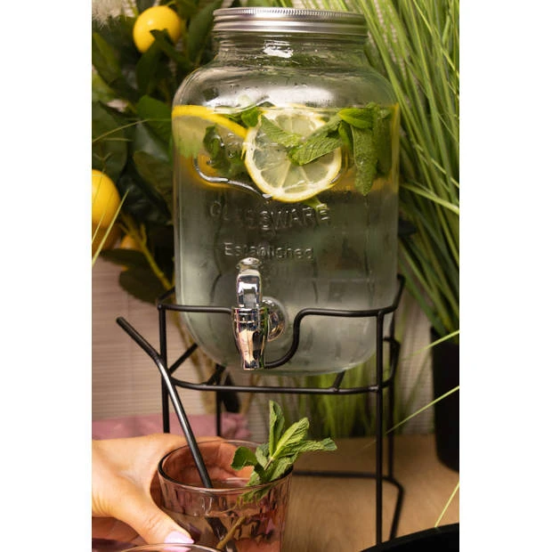 Sareva Drankdispenser - Met Houder - 4 Liter 4 Sareva Drankdispenser - Met Houder - 4 Liter - Afbeelding 3