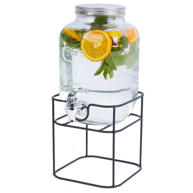 Sareva Drankdispenser - Met Houder - 4 Liter 2 Sareva Drankdispenser - Met Houder - 4 Liter