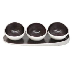 Cosy & Trendy Borrelset Aubergina 23.5 X 10 Cm