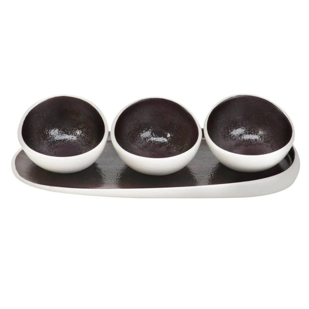 Cosy & Trendy Borrelset Aubergina 23.5 X 10 Cm 3 Cosy & Trendy Borrelset Aubergina 23.5 X 10 Cm