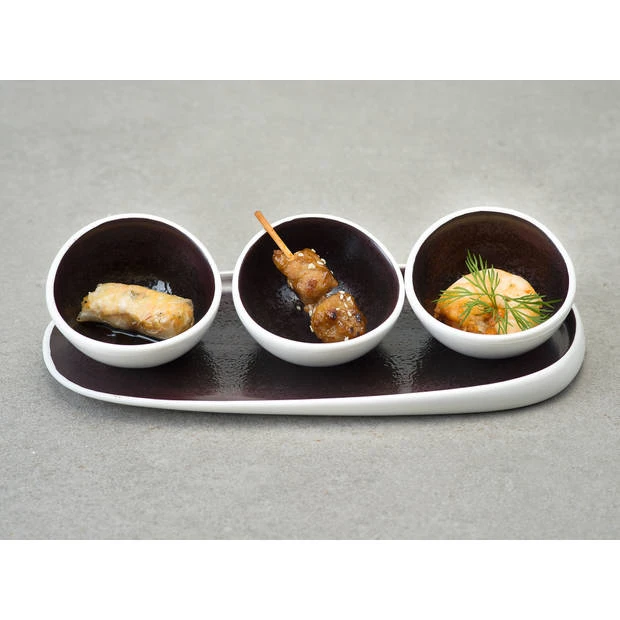 Cosy & Trendy Borrelset Aubergina 23.5 X 10 Cm 4 Cosy & Trendy Borrelset Aubergina 23.5 X 10 Cm - Afbeelding 2