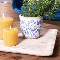 HAES DECO - Decoratief Dienblad Beige 51x32x4 Cm - Van Hout -Keukendrank Winkel 3982571 fe637563