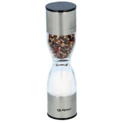 Alpina Zout En Pepermolen - 2-in-1 Molen - ร 6 X 22 CM - Glas/ RVS