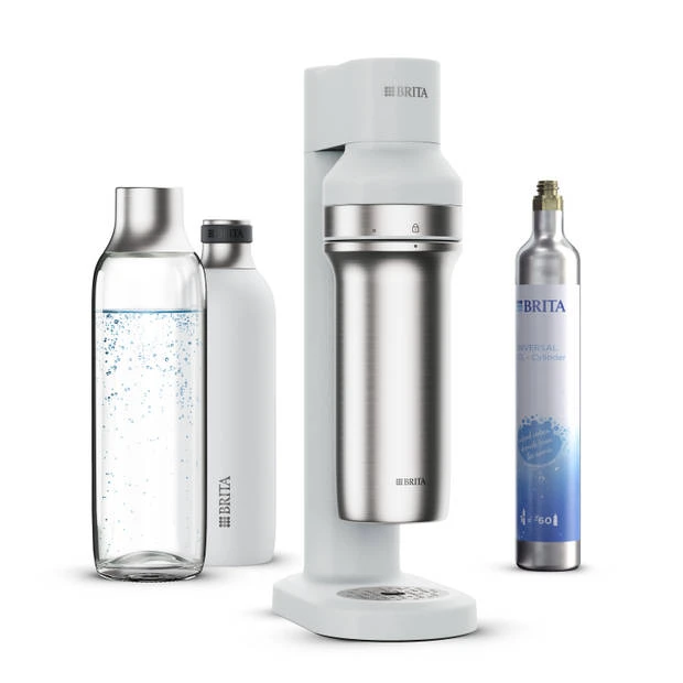 BRITA - SodaTRIO - Bruiswatertoestel - Wit - Inclusief 1 CO2-patroon En 1 Rvs Fles 3 BRITA - SodaTRIO - Bruiswatertoestel - Wit - Inclusief 1 CO2-patroon En 1 Rvs Fles
